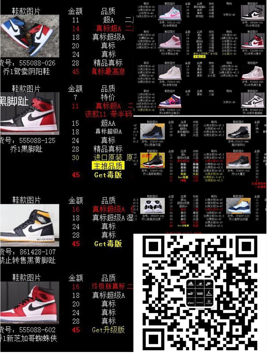 莆田aj乔丹ljr（刘家瑞）等公司纯原get毒各个版本是什么意思